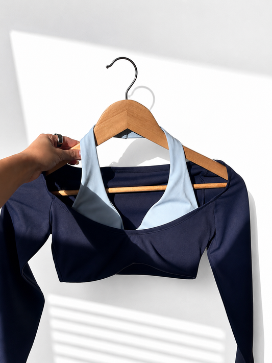 On the waves long sleeves double top